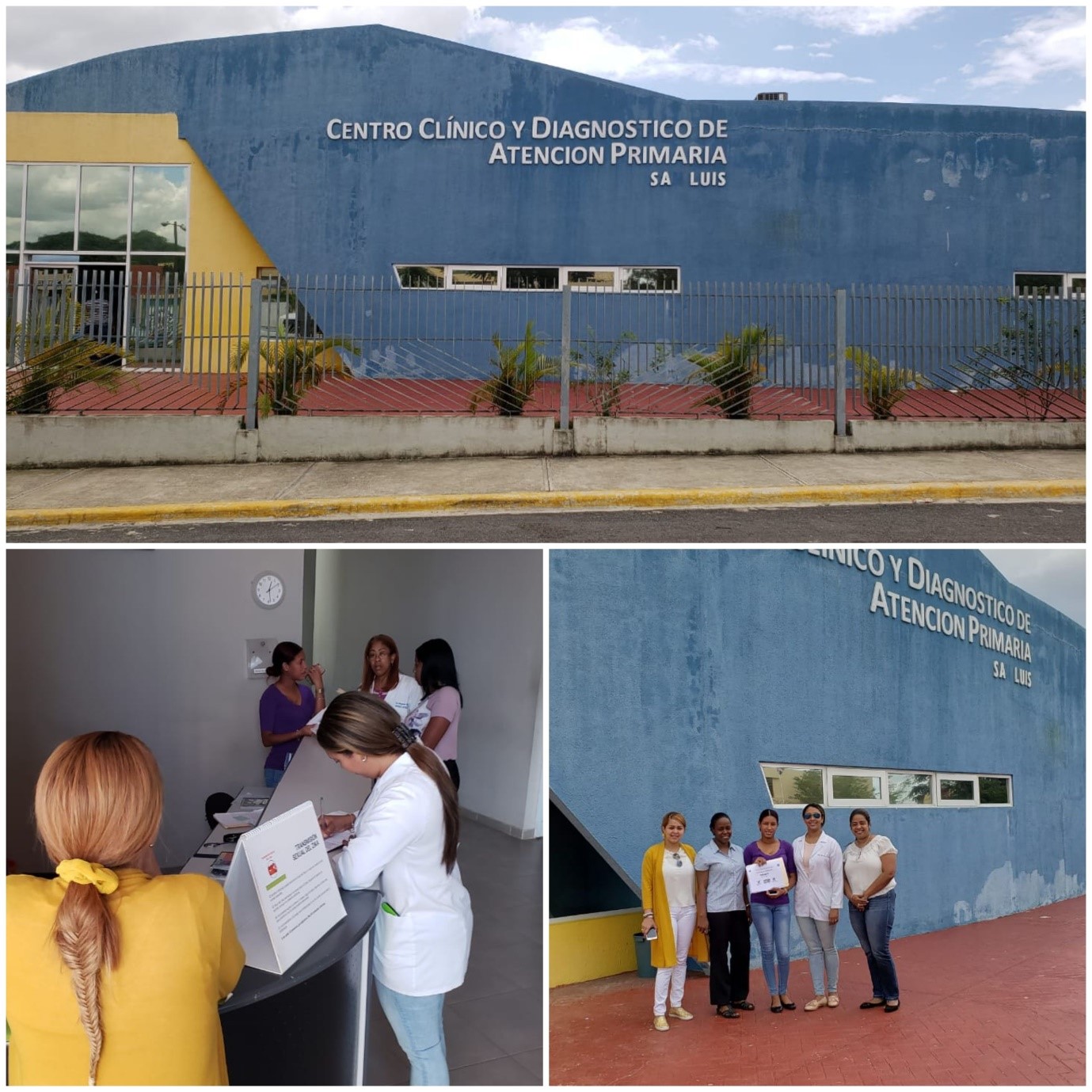 You are currently viewing Directora Hospital El Almirante visita Centro de Diagnósticos y Atención Primaria San Luis