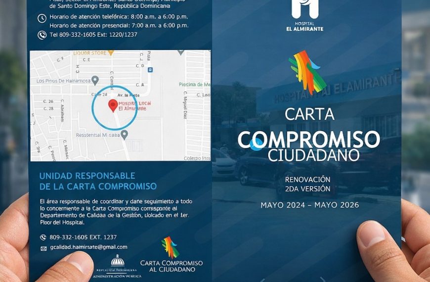 Directora del Hospital El Almirante realiza encuentro para evaluar avances de la Carta Compromiso al Ciudadano 2024-2026