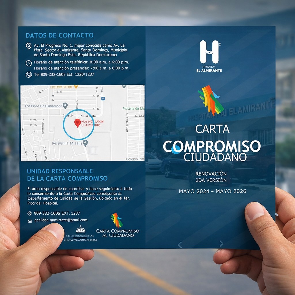 Directora del Hospital El Almirante realiza encuentro para evaluar avances de la Carta Compromiso al Ciudadano 2024-2026