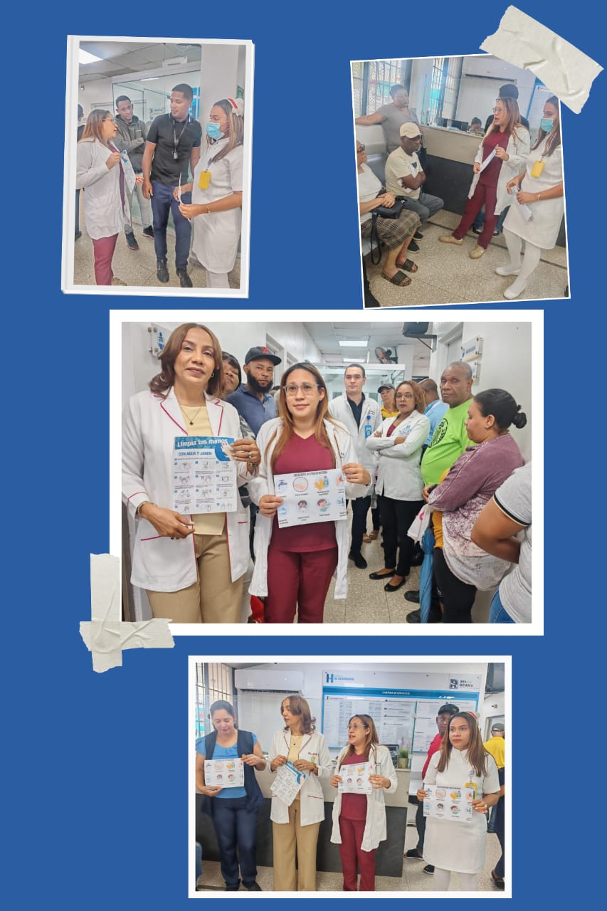 Hospital El Almirante, encabezado por su directora, la doctora  Nur del Anan Yapur Batista, se unió a la conmemoración del Día Mundial de la Higiene de Manos 2026, celebrado cada 5 de mayo e impulsado por la Organización Mundial de la Salud bajo el lema “La acción salva vidas”, con el propósito de crear conciencia sobre la prevención de infecciones en los entornos sanitarios.